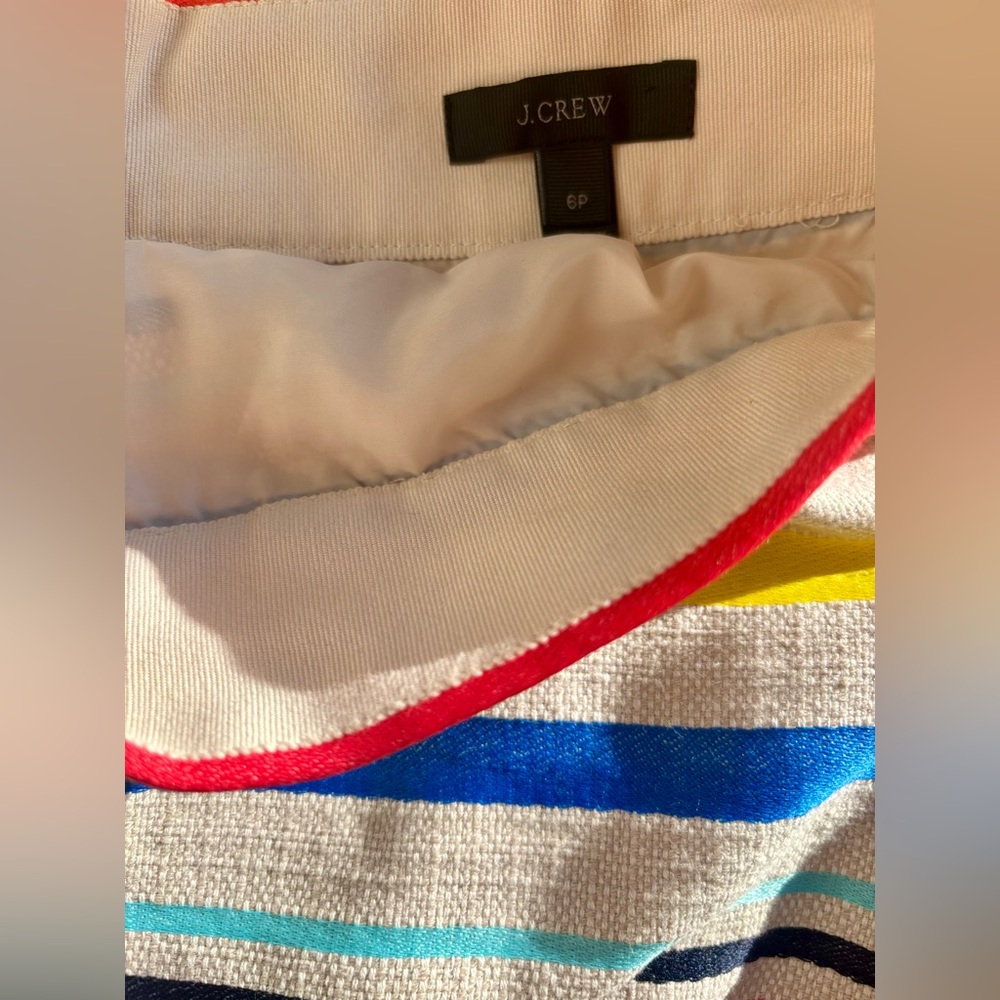 J. Crew Striped Pencil Skirt - Picture 9 of 10